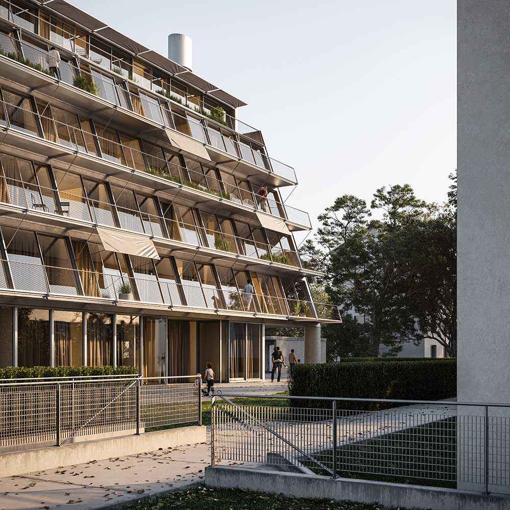 Photorealistic architectural visualization by Scuares