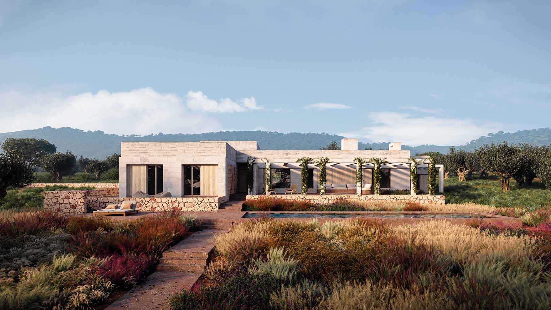 Photorealistic architectural visualization by Scuares