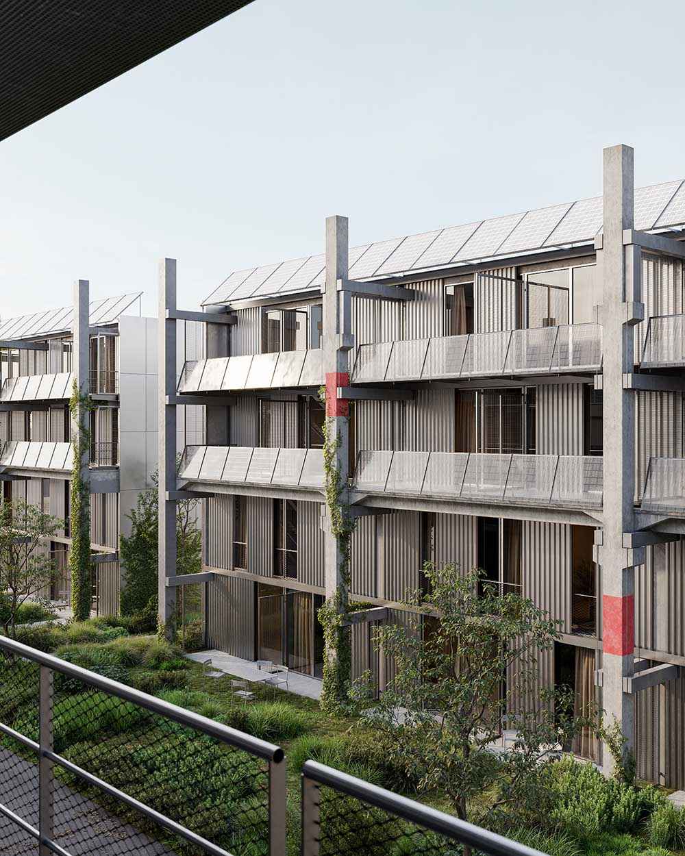 Photorealistic architectural visualization by Scuares